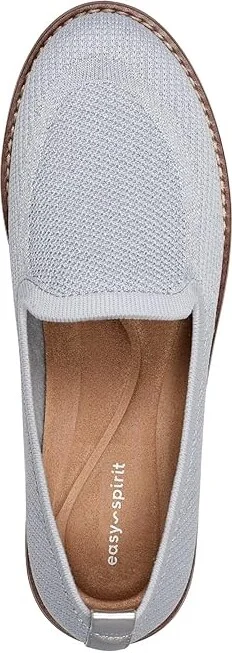 Easy Spirit Valina Women's Flat Shoes Light Grey/Silver : 9 W (D), Polyester - Image 2