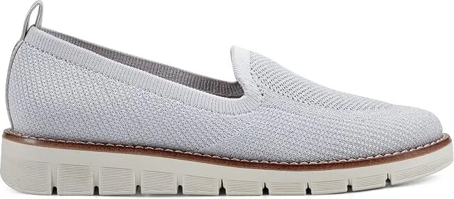 Easy Spirit Valina Women's Flat Shoes Light Grey/Silver : 9 W (D), Polyester - Image 5