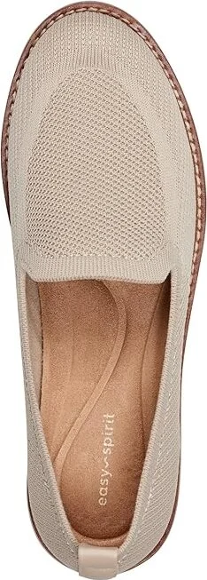 Easy Spirit Valina Women's Flat Shoes Light Natural : 9 W (D), Polyester - Image 2