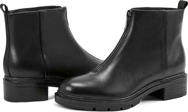 Easy Spirit Vasso Women's Boots Black Leather : 6 W (D)
