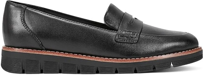 Easy Spirit Velia Women's Flat Shoes Black Leather : 8.5 W (D), Leather/Suede - Image 6