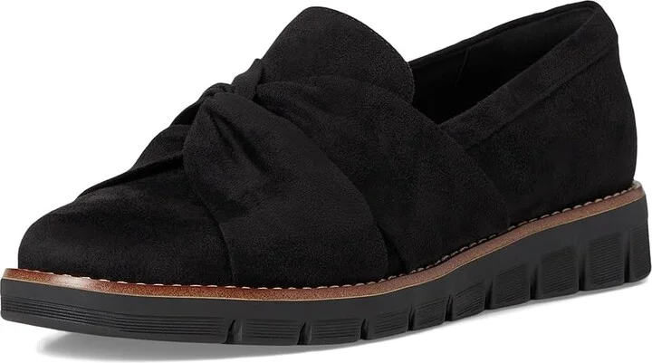 Easy Spirit Vitalia Women's Flat Shoes Black : 7 M (B), Textile - Image 5