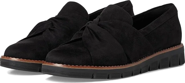 Easy Spirit Vitalia Women's Flat Shoes Black : 7 M (B), Textile