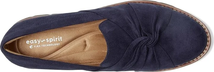 Easy Spirit Vitalia Women's Flat Shoes Dark Blue : 5.5 M (B), Textile - Image 2