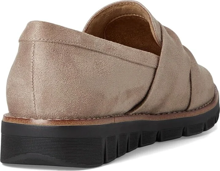 Easy Spirit Vitalia Women's Flat Shoes Taupe : 9.5 W (D), Textile - Image 4