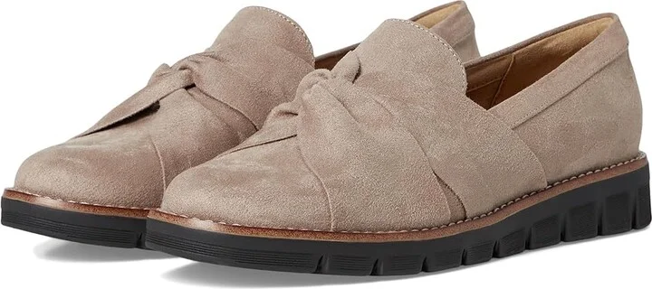 Easy Spirit Vitalia Women's Flat Shoes Taupe : 9.5 W (D), Textile