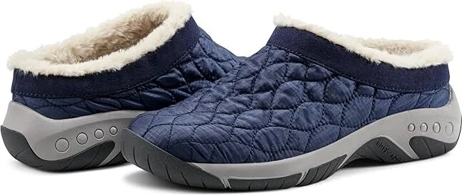 Easy Spirit Wimmy 2 Women's Shoes Dark Blue : 8 M (B), Faux Fur