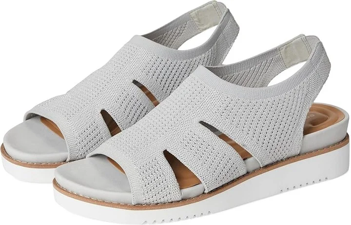 Easy Spirit Winslow Women's Sandals Light Grey/Silver : 7 W (D), Synthetic