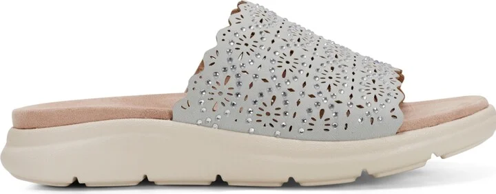 Easy Spirit Women's Alora Embellished Slide Sandals - Image 2