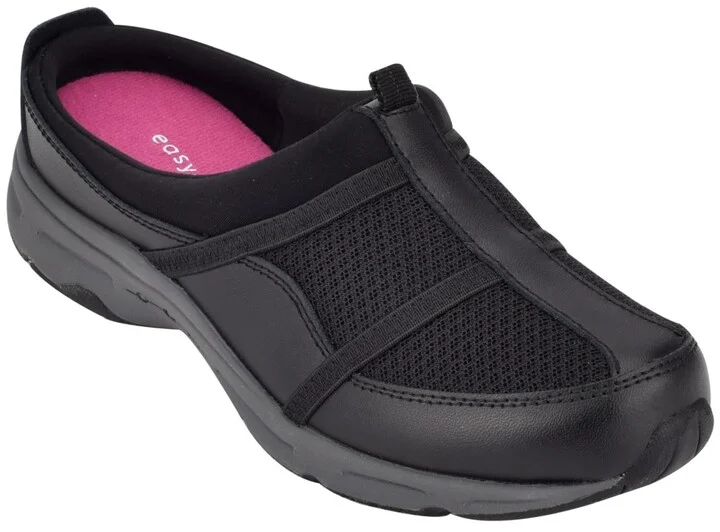 Easy Spirit Women's Argyle Mesh Walking Clogs