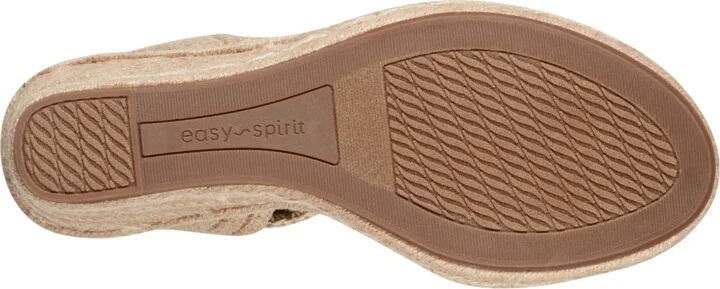 Easy Spirit Women's Ariella Espadrille Wedge Sandals - Gold/Natural - Image 5