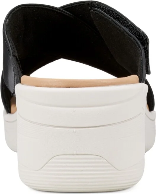 Easy Spirit Women's Bindie Crisscross Lightweight Wedge Sandals - Image 3