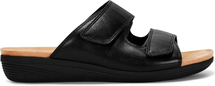Easy Spirit Women's Bowen Double Band Low Wedge Sandals - Image 2