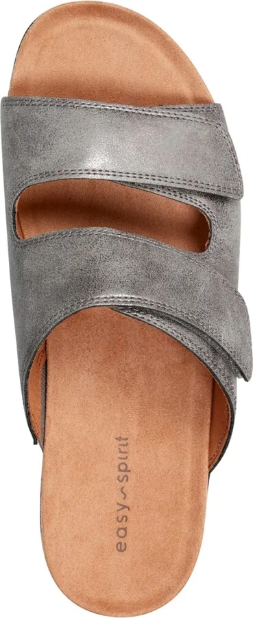 Easy Spirit Women's Bowen Double Band Low Wedge Sandals - Image 8