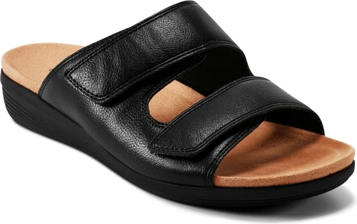 Easy Spirit Women's Bowen Double Band Low Wedge Sandals