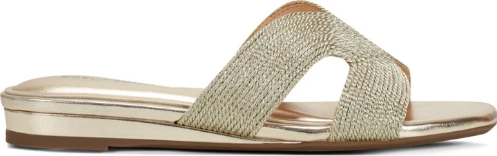 Easy Spirit Women's Calera Flat Slip-On Sandals - Pink/Gold/Silver - Image 6