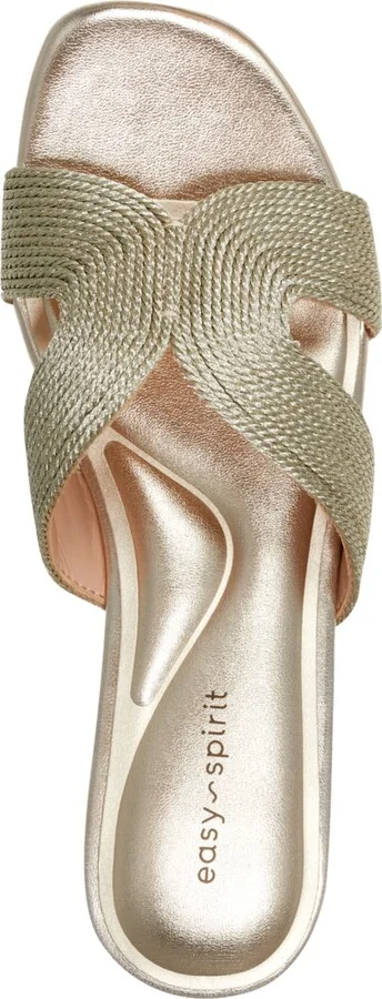 Easy Spirit Women's Calera Flat Slip-On Sandals - Pink/Gold/Silver - Image 8