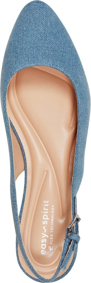 Easy Spirit Women's Cassius eFlex Low Block Heel Slingback Pumps - Image 5