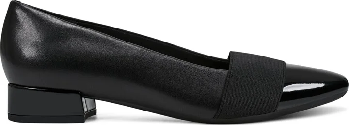 Easy Spirit Women's Casta eFlex Low Block Heel Pumps - Cognac/Black - Image 6