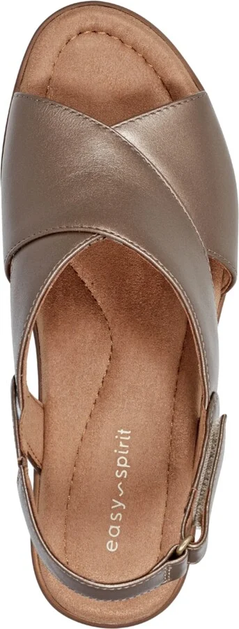 Easy Spirit Women's Chantal Crisscross Low Heel Sandals - Image 8