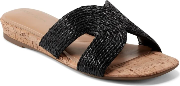 Easy Spirit Women's Christy Slip On Casual Flat Sandals