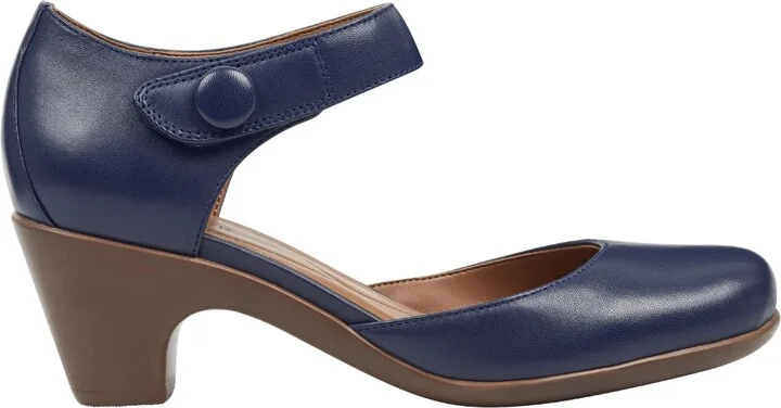 Easy Spirit Women's Clarice Mary Jane Block Heel Pumps - Image 6