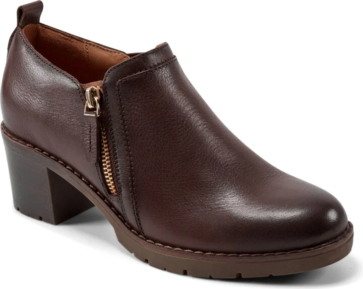 Easy Spirit Women's Cosa Eflex Side Zip Block Heel Shooties