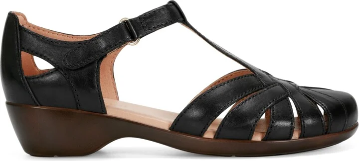 Easy Spirit Women's Darlyn T-Strap Woven Flats - Image 2