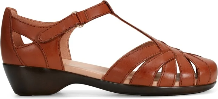 Easy Spirit Women's Darlyn T-Strap Woven Flats - Image 6