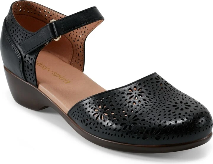 Easy Spirit Women's Denita Two-Piece Mary Jane Flats