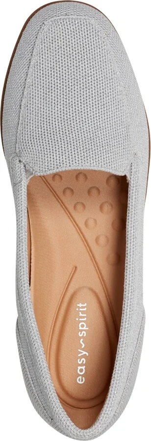Easy Spirit Women's Devitt Knit Slip-On Loafer Flats - Gray/Silver Knit - Image 4