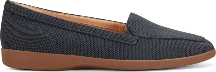 Easy Spirit Women's Devitt Knit Slip-On Loafer Flats - Gray/Silver Knit - Image 6