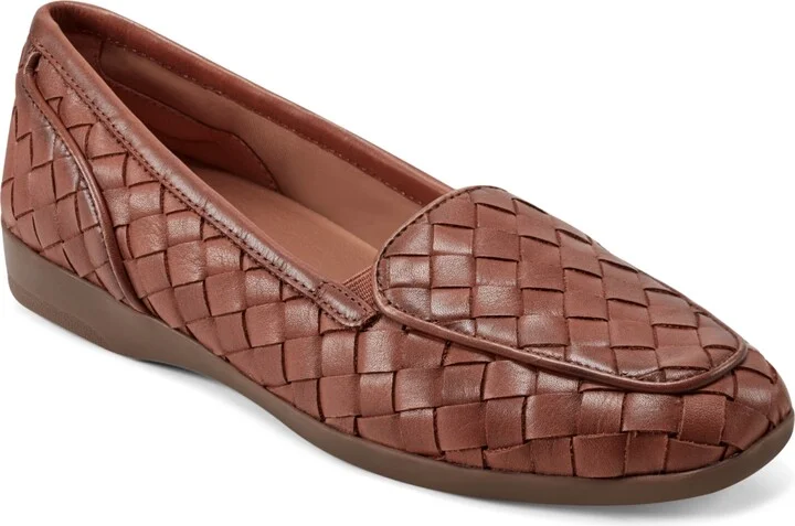 Easy Spirit Women's Devitt Woven Slip-On Loafer Flats
