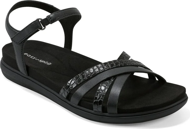 Black,black Croco Faux Leather
