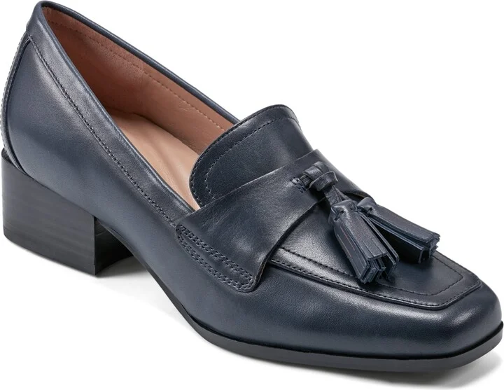 Navy Leather