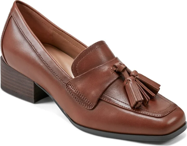Easy Spirit Women's Drew eFlex Block Heel Loafers