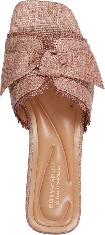 Easy Spirit Women's Girly eFlex Knotted Bow Dress Sandals - Image 4