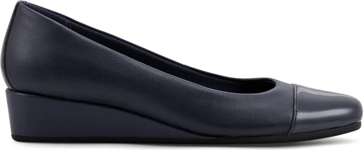 Easy Spirit Women's Gracey Round Toe Slip-on Wedge Dress Pumps - Image 2