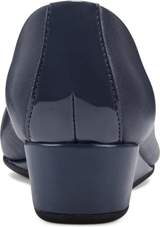 Easy Spirit Women's Gracey Round Toe Slip-on Wedge Dress Pumps - Image 3