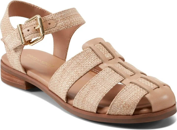 Easy Spirit Women's Gretty Flat Fisherman Sandals