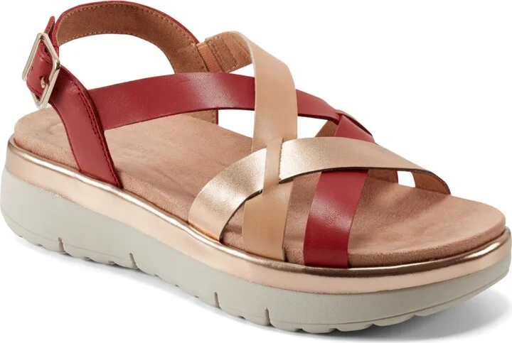 Red,gold Leather