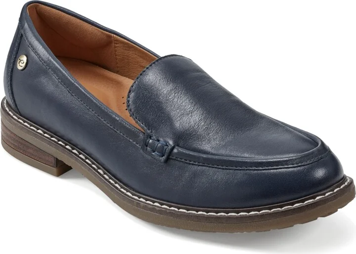 Navy Leather