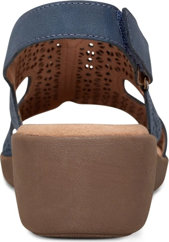 Easy Spirit Women's Kali Low Wedge Slingback Sandals - Image 3