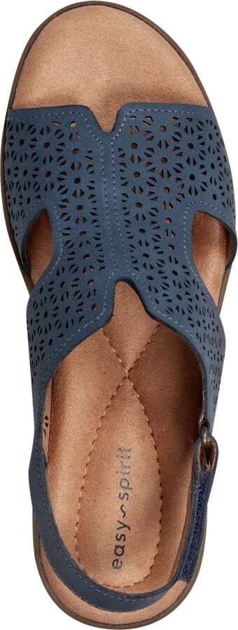 Easy Spirit Women's Kali Low Wedge Slingback Sandals - Image 4