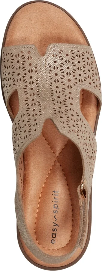 Easy Spirit Women's Kali Low Wedge Slingback Sandals - Image 8