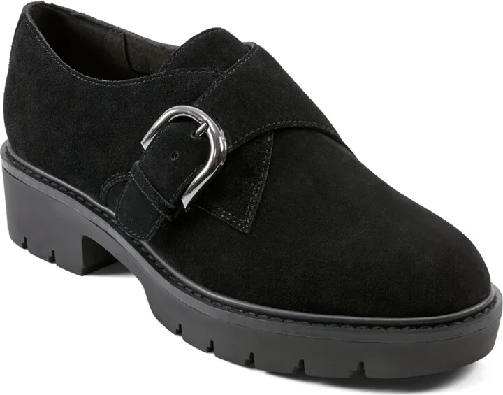 Easy Spirit Women's Kasen eFlex Buckle Lug Sole Oxfords