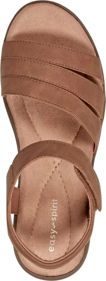 Easy Spirit Women's Kenton Strappy Low Wedge Sandals - Image 8