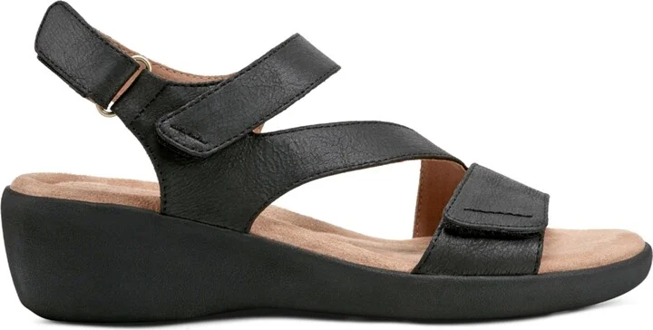 Easy Spirit Women's Kimberly Strappy Low Wedge Sandals - Image 2