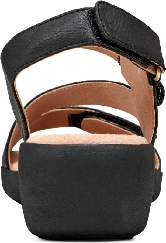 Easy Spirit Women's Kimberly Strappy Low Wedge Sandals - Image 3