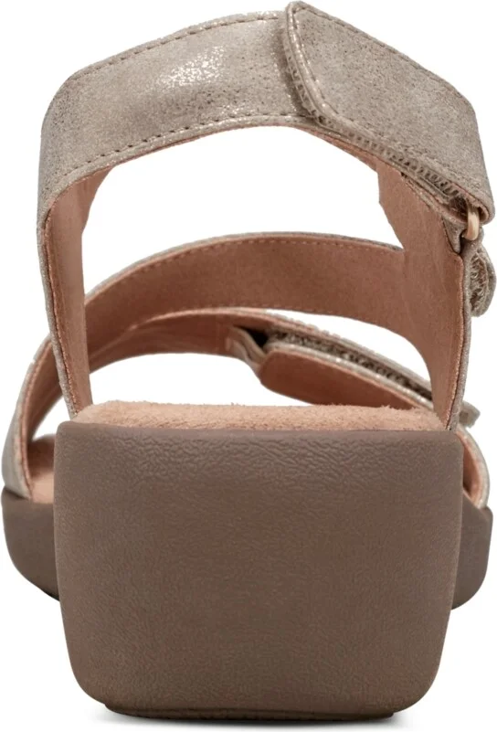 Easy Spirit Women's Kimberly Strappy Low Wedge Sandals - Image 11